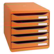 Exacompta module de classement 5 tirrois opaque orange