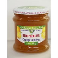 Beyer confiture bio extra oranges amères 370g