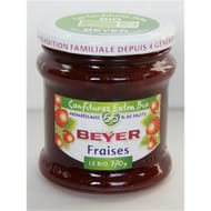 Beyer confiture bio extra fraises 370g