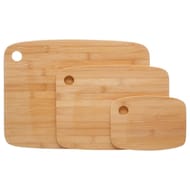 Lot 3 planches à découper bambou