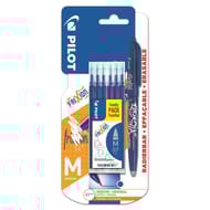 Pilot recharges frixion ball clicker bleu x6 + 1 frixion ball bleue