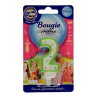 Sainte lucie bougie chiffre "2"