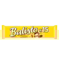 Balisto barre chocolat au lait miel amandes x15 277g