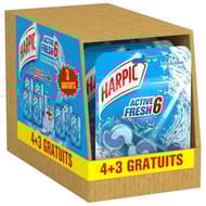 Harpic bloc active fresh explosion marine 4+3 offerts