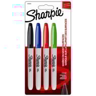 Sharpie marqueur pointe fine assortis std x4