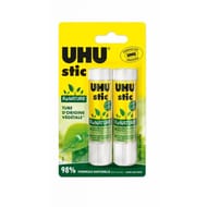 Uhu - Lot de 2 stics blanc 21 gramme renature