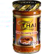 Thai héritage pâte de curry rouge 115g