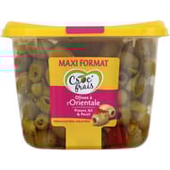 Olives dénoyautées à l'orientale 500G