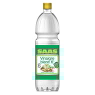 Saas vinaigre d'alcool blanc cristal 6%Vol. 1l