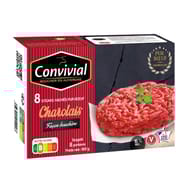 Convivial steak haché Charolais façon bouchère 15% mg 8x100g