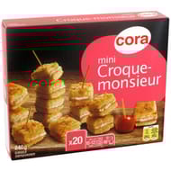 Cora 20 mini croque monsieur 240g
