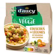 D'aucy couscous et boulettes de légumes micro-ondable 320g