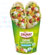 Daunat be wrappy veggie chèvre tomates marinées 190g