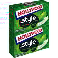 Hollywood style menthe verte sans sucres 4x12-92g