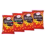 Cora cacahuètes grillées et salées lot de 4x250g