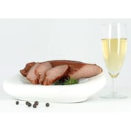 Filet mignon de porc salé au sel sec et fumé
