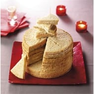 Miche garnie 48 toasts (saumon fumé, jambon cuit, bacon) 1000g