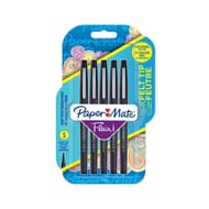Papermate feutre flair original pointe moyenne noir x5