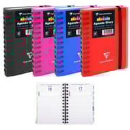 Claire fontaine agenda scolaire reliure intégrale 120X170 1/p iderma polypro