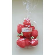 Sachets fraises decorés 200g