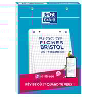 Oxford bloc bristol 2.0 perforé 148X210 30 feuilles