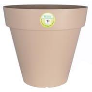 Riviera bac soleilla rond 30 cm  taupe