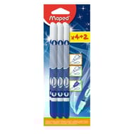 Maped effaceur encre bleue x6 format spécial