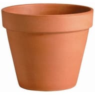Deroma vase brut 13cm pots horticoles terre cuite