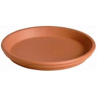 Deroma soucoupe imperméable 17 cm terre cuite
