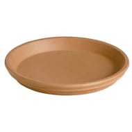 Deroma soucoupe imperméable 9 cm terre cuite