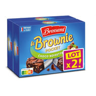 Brossard mini brownie chocolat noisettes x8 lot de 2 480g
