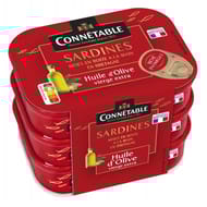Connetable lot de 3x1/5 sardines à l'huile d'olive vierge extra 405g