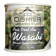 Oishiya pois vert enrobes de wasabi 140g