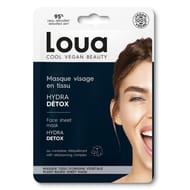 Loua masque en tissu visage hydra détox