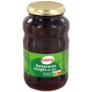 Cora betteraves rouges en dés 58cl 340G