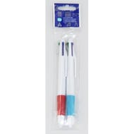 Stylo bille 4 couleurs 2 pièces