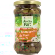 Jardin bio champignons de paris émincé bio 280g