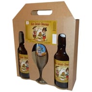 Coffret bière choucroute 2x50cl 5.6% Vol. + 1 verre
