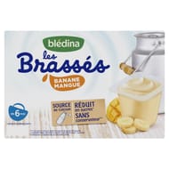 Bledina brassés banane mangue dès 10 mois 95gx6