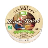 Petit camembert bio MARIE-HAREL au lait cru 150g