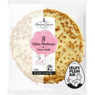 8 crêpes moelleuses vanille