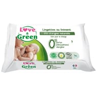 Love & green lingettes bio au liniment x56