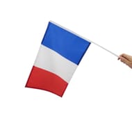 Drapeau 30x45cm avec manche