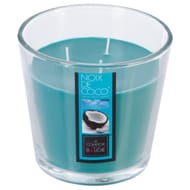 Bougie verre parfum coco 500g