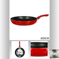 Poêle 30 cm essentielle rouge induction