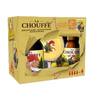 La chouffe 4x33cl + 1 verres 8%vol
