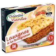 Oriental viandes lasagnes à la bolognaise halal 1kg