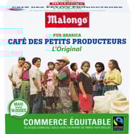 Malongo espresso petits producteurs x16 dosettes 104g