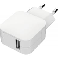 Wow Chargeur secteur 1 usb 2a blanc WOWCS1USB2AW