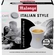 Malongo Italian style 16 doses 104g